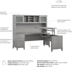Bush Home 72-Inch L-Shaped Sit to Stand Desk - Image 8