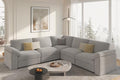 EASE MOOSE Oversized Sectional Modular Sofa, L Shape Sectional Couch Wide Deep by EASEMOOSE