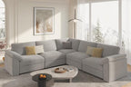 EASE MOOSE Oversized Sectional Modular Sofa, L Shape Sectional Couch Wide Deep by EASEMOOSE