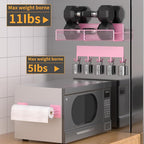 Magnetic Spice Rack for Refrigerator, 10 Pack Metal Magnetic Shelf, Moveable - Image 5