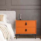 Smart Nightstand w/Fingerprint Lock Drawers, Smart Bedside Table w/USB Charging - Image 7