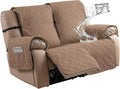 Genina Waterproof Loveseat Recliner Cover Non-Slip, Sofa Cover by Genina