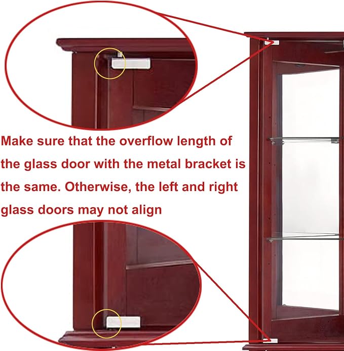 Glass Corner Display Cabinet - Image 6
