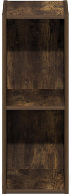 Furinno Fulda Book Shelf, 2-Tier Narrow Bookshelf, Bookcase - Image 7
