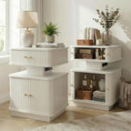 Night Stand Set 2, LED Nightstand, Bedroom Night Stand by Akmakm