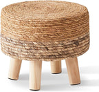 Cpintltr Ottoman Outdoor Sea Grass Stool Poufs Hand Woven Round Foot Stool by CpintltrFruniture