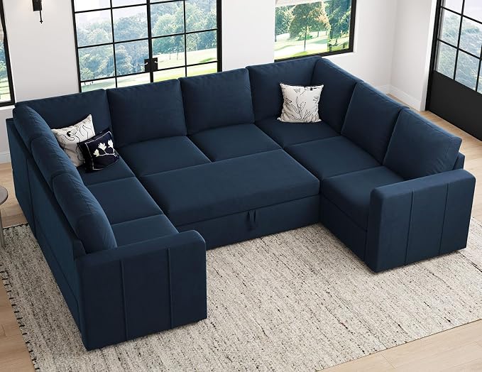 Belffin Modular Sectional Sleeper Sofa Bed by Belffin