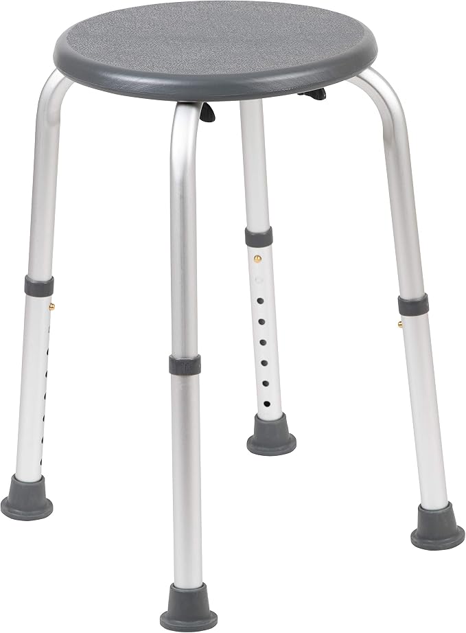 Flash Furniture Hercules Series Aluminum Bath and Shower Chair - Image 9
