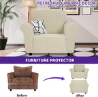 ZNSAYOTX Super Stretch Chair Slipcover, New Striped Sofa Chair Covers - Image 2