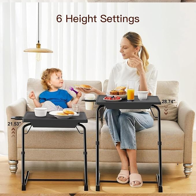 Adjustable TV Tray Table - Image 4
