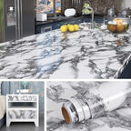 Livelynine 36x197 Wide Grey Contact Paper by Livelynine