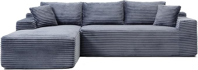108 Inch Cloud Sectional Couch, Modern Modular Sectional Sofa - Image 9