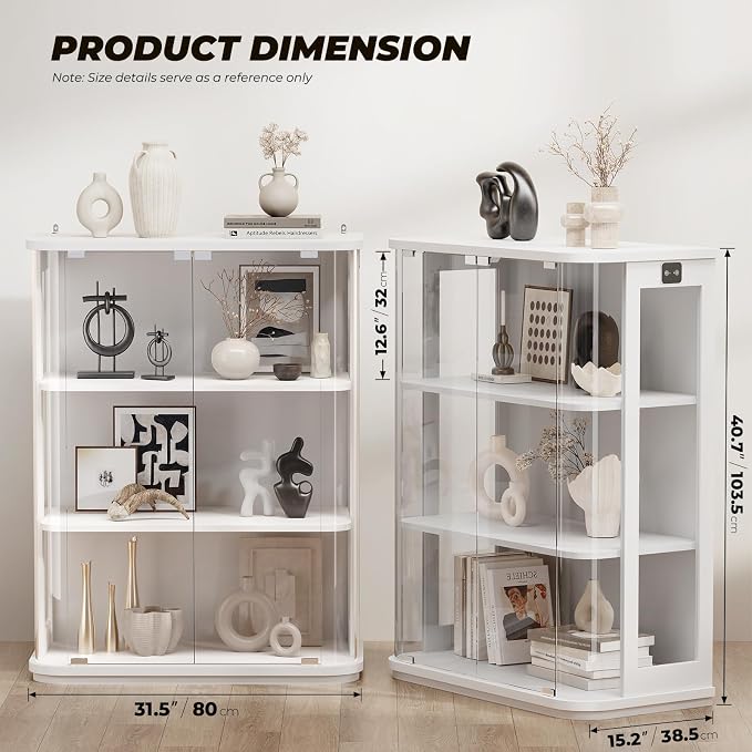 BROTTAR Rounded Display Cabinet - Image 2