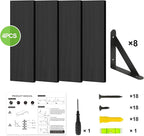 Fixwal Floating Shelves for Wall, Wood Wall Mounted Shelves for Bedroom - Image 5