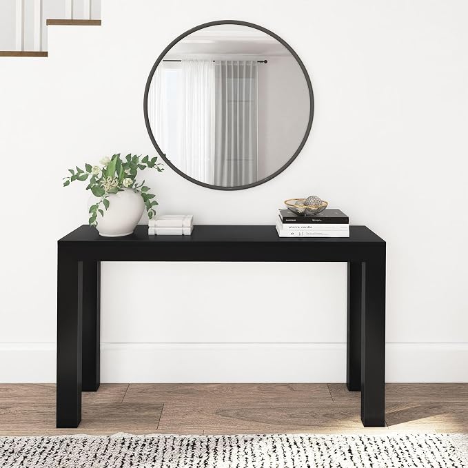 Plank+Beam Modern Solid Wood Console Table, 56 Inch, Sofa Table, Narrow - Image 3