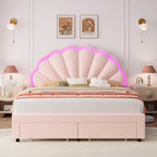 HIFIT Full Size Upholstered Smart LED Bed Frame - Image 4