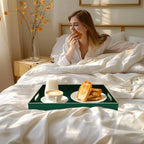 MAONAME Dark Green Decorative Tray, Serving Tray - Image 6