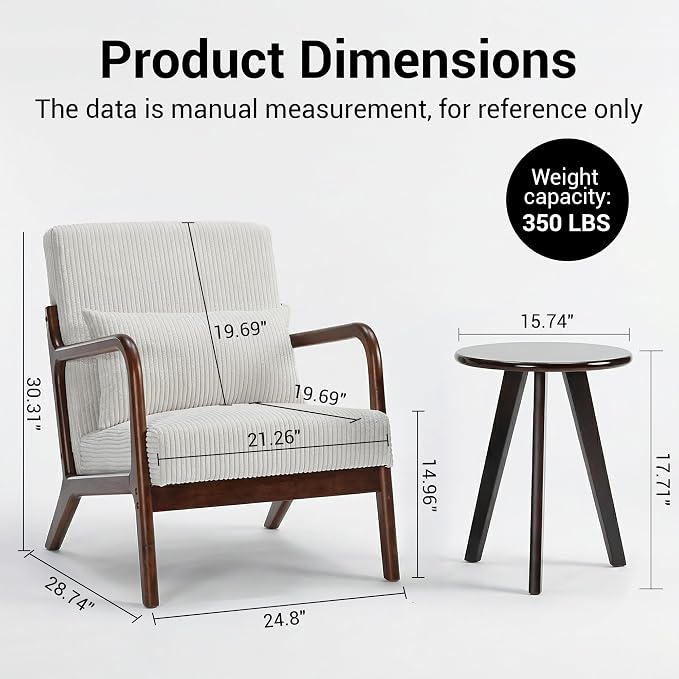 Mid Century Modern Accent Chair - Image 2