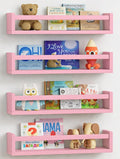 Forbena Pink Nursery Floating Shelves by Forbena