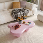 47" Cloud Coffee Table for Living Room Irregular Coffee Table Modern Unique - Image 8