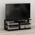 Furinno Sully TV Stand, 3-Tier Rectangular Entertainment Center by Furinno-FitsYourSpaceFitsYourBudget