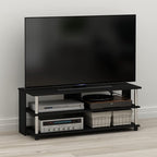 Furinno Sully TV Stand, 3-Tier Rectangular Entertainment Center by Furinno-FitsYourSpaceFitsYourBudget