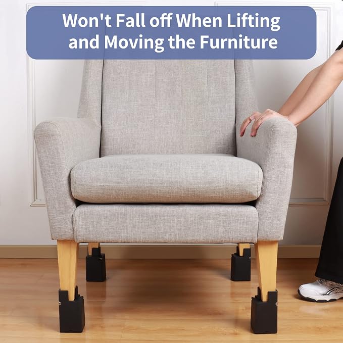 Adjustable Furniture Risers 4 Inch - Image 7