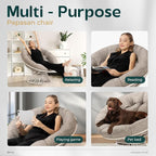 Bme 40" Ergonomic Wicker Papasan Chair - Image 7