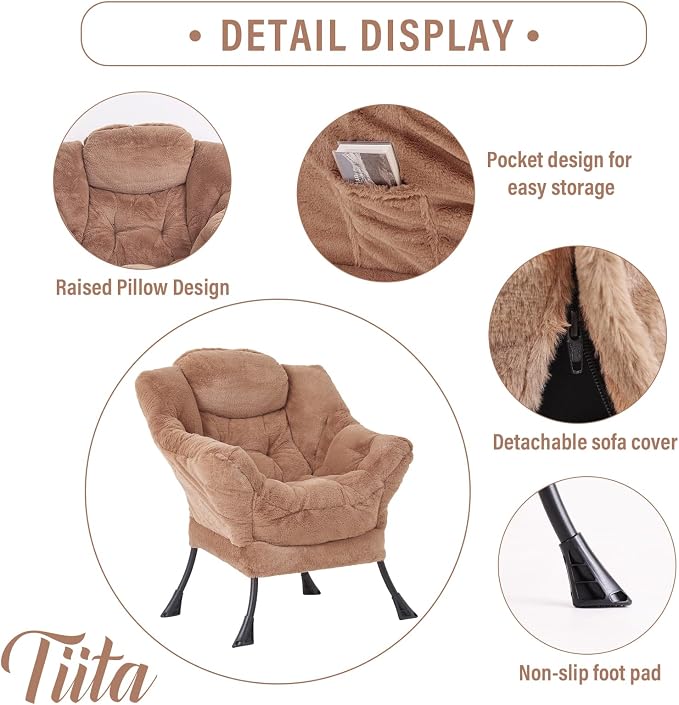 Tiita Modern Large Accent Lounge Chair - Image 2