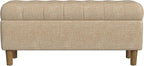 Homepop Home Decor | Tufted Ainsley Button Storage Ottoman Bench by HomePop