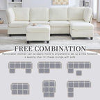 113" Modular Sectional Sofa Couch - Image 9