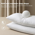 MIULEE Feather Pillow Insert 14x22, Throw Pillow - Image 5