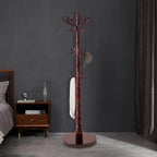 ZOZOE Wooden Classic Coat Rack Stand, Solid Wood Coat Rack Freestanding - Image 7