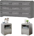 9 Drawer Dresser and Nightstand Sets by SOLACEFURNITURE