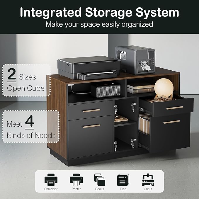 ModernMate Home Office Furniture Set, Mobile File Cabinet - Image 6