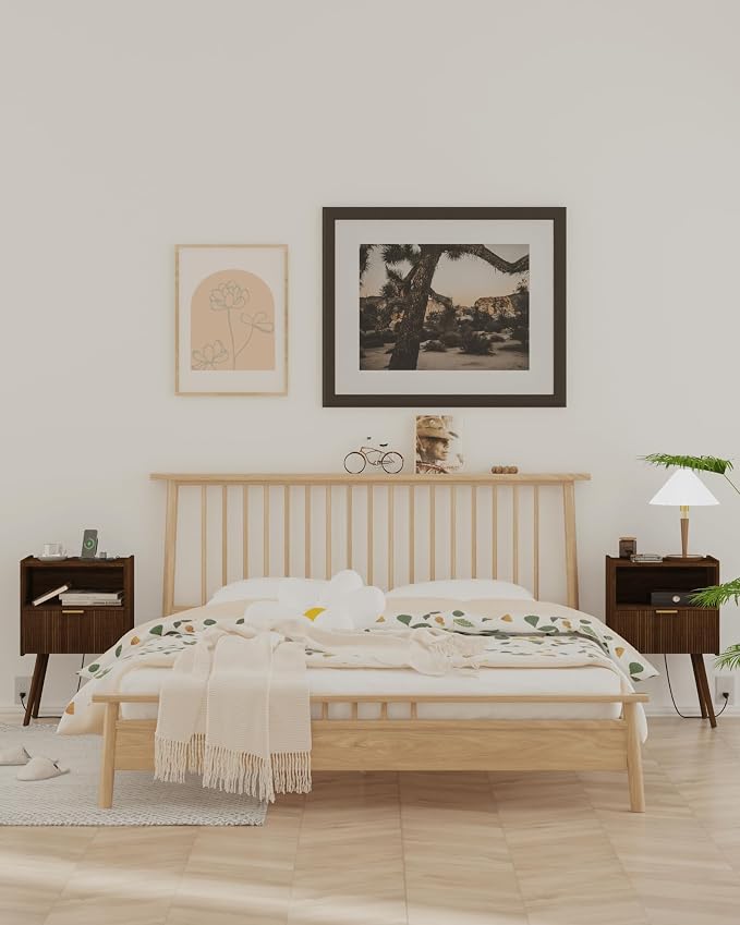 Veegle Nightstand, Modern Bedside Table - Image 6