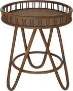 FINECASA Rattan Side Table - Image 7