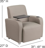 Flash Furniture George LeatherSoft Guest Chair - Image 3