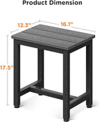 ODK Outdoor Side Tables Set of 2, Adirondack Patio End Table - Image 3