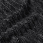 BEDELITE 3D Ribbed Jacquard Black King Size Blankets - Image 4