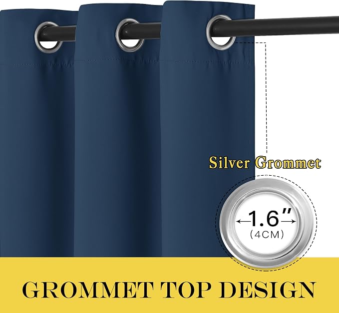 NICETOWN Blackout Curtains 102 Inch Length, Thermal Insulated Curtains - Image 3