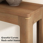 Solid Wood Console Table 63", Farmhouse Sofa Table - Image 4
