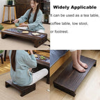 Japanese Style Tatami Table, Low Wood Stool, Suitable - Image 6