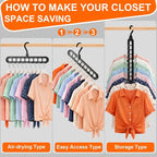 HEYHOUSE Closet Organizers and Storage, College Dorm Room Essentials - Image 8