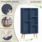 LEYAOYAO 5 Cube Bookshelf 3-Tier Bookcase - Image 4