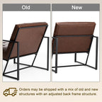 Glitzhome Mid Century Modern Accent Chair, Modern Living Room Chairs - Image 6