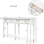 Merax Retro Console Table Sofa Table - Image 2