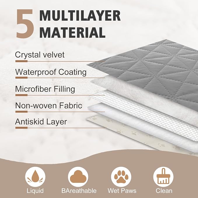 Ameritex Sofa Cover Waterproof for Seats Couch Cover for Dogs Pet Couch Cover - Image 3
