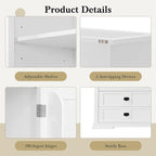 VilroCaz 78'' Tall Freestanding Kitchen Pantry - Image 4