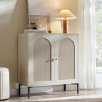 IFBUY Modern Sideboard Buffet Cabinet, Wooden Modular Coffee Bar Cabinets by IFBUYFarmhouseFurniture